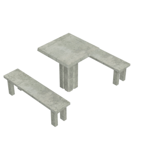 Conjunto Mesa e Banco Alemanha